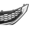 imageECOTRIC Front Grill Compatible with 2013 2014 2015 Honda Civic Sedan HO1200216 HO1202109 71121TR3A01 71122TR3A01 Front Bumper Hood Grille WChrome Molding
