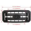 imageECOTRIC Front Radiator Grill Hood Grille Fit for 20112016 Ford F250 F350 F450 F550 Super Duty Black Replace for BC3Z8200AA BC3Z8200G BC3Z8200G Without Center Emblem