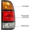 imageECOTRIC Halogen Tail Light Compatible with 20002006 Toyota Tundra RegularAccess Cab Signal Brake Lamp Taillight Pair wBulbs Set of 2 Replacement for TO2800129 TO2801129 815600C010 815500C010Passenger Right