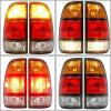 imageECOTRIC Halogen Tail Light Compatible with 20002006 Toyota Tundra RegularAccess Cab Signal Brake Lamp Taillight Pair wBulbs Set of 2 Replacement for TO2800129 TO2801129 815600C010 815500C010Driver Left  Passenger Right
