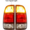 imageECOTRIC Halogen Tail Light Compatible with 20002006 Toyota Tundra RegularAccess Cab Signal Brake Lamp Taillight Pair wBulbs Set of 2 Replacement for TO2800129 TO2801129 815600C010 815500C010Driver Left  Passenger Right