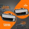 imageECOTRIC Outside Exterior Door Handles Front Left Driver ampamp Right Passenger Side Compatible with 19952004 Toyota Tacoma 20042012 Toyota Hilux Replacement for 6922035030 6921035030 769MX 768MX