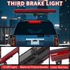 imageECOTRIC Rear Roof High Mount 3RD Third Brake 12 LED Light BrakeStop Cargo Tail light Lamp Waterproof Compatible with 0006 TahoeSuberbanYukon