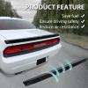 imageECOTRIC Rear Spoiler Wing Compatible with 20082023 Dodge Challenger SRT Style  Rear Trunk Lid Wing Spoiler Ducktail Lip Spoiler Paintable Matte Black