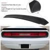 imageECOTRIC Rear Spoiler Wing Compatible with 20082023 Dodge Challenger SRT Style  Rear Trunk Lid Wing Spoiler Ducktail Lip Spoiler Paintable Matte Black