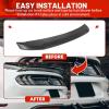 imageECOTRIC Rear Trunk Spoiler Wing Compatible with 20102014 Ford Mustang Coupe Shelby GT500 Style Unpainted Black