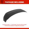imageECOTRIC Rear Trunk Spoiler Wing Compatible with 20102014 Ford Mustang Coupe Shelby GT500 Style Unpainted Black