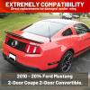imageECOTRIC Rear Trunk Spoiler Wing Compatible with 20102014 Ford Mustang Coupe Shelby GT500 Style Unpainted Black