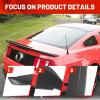 imageECOTRIC Rear Trunk Spoiler Wing Compatible with 20102014 Ford Mustang Coupe Shelby GT500 Style Unpainted Black