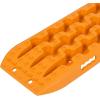 imageECOTRIC Recovery Boards Traction Tracks Mat for Sand Mud Snow Off Road Tire Ladder Traction Ladder Track Tire Ladder Tire Traction Tool Black 4WD WStorage Bag  Orange