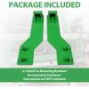 imageECOTRIC Tractor Loader Quick Tach Weld On Mounting Brackets Compatible with John Deere Tractor Loaders