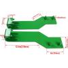 imageECOTRIC Tractor Loader Quick Tach Weld On Mounting Brackets Compatible with John Deere Tractor Loaders