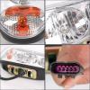 imageECOTRIC Universal Halogen Snow Plow Lights Kit Compatible with Boss Western Meyer Blizzard Curtis Snowdog Replacement for 1311100 Snow Plow Lights AccessoriesMedium