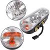 imageECOTRIC Universal Halogen Snow Plow Lights Kit Compatible with Boss Western Meyer Blizzard Curtis Snowdog Replacement for 1311100 Snow Plow Lights AccessoriesMedium