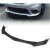 imageECOTRIC Black Universal Front Bumper Lip Chin Spoiler ABS Compatible with AudiFordBMWHondaChevroletCivicBenzMazdaGMC Car