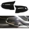 imageECOTRIC Door Mirror Caps Side Mirror Covers Compatible with BMW F20 F21 F23 F30 F31 F32 F33 F34 F36 F87 X1 E84 Glossy Black Rearview Replacement for 51167292745 51167292746 51162222543 51162222544Glossy Black