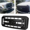 imageECOTRIC Front Radiator Grill Hood Grille Fit for 20112016 Ford F250 F350 F450 F550 Super Duty Black Replace for BC3Z8200AA BC3Z8200G BC3Z8200G Without Center Emblem