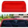 imageECOTRIC New Red Third Brake Light Lens Cover Compatible With 19942004 Chevy S10 GMC Sonoma High Mount Stop Lamp for Extended Cab only Replace for 16520288 9232871  Standard Cab  Crew Cab