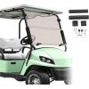 imageECOTRIC Tinted Windshield Compatible with 19942013 EZGO TXTMedalist Gas or Electric Models Golf Cart Windshield Folding Down Impact Resistant Windshield