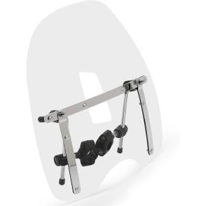 imageClear 1816 Motorcycle Windshield Windscreen Compatible with Harley Davidson Sportster Dyna Glide Softail Honda Kawasaki Suzuki Yamaha Cruiser