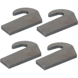 imageECOTRIC 4 Weld On Mounting Brackets for Pin Type Over The Bucket Loader Pallet Forks