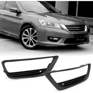 imageECOTRIC Fog Light Bezel Trim Compatible with 20132015 Honda Accord Sedan Replacement for HO1039111 HO1038111 71112T2AA10 71102T2AA10 Fog Light Trims Driving Lamp Bezel PairPair