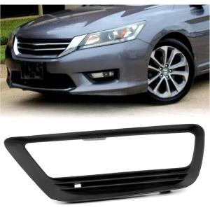 imageECOTRIC Fog Light Bezel Trim Compatible with 20132015 Honda Accord Sedan Replacement for HO1039111 HO1038111 71112T2AA10 71102T2AA10 Fog Light Trims Driving Lamp Bezel PairLeft