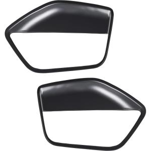 imageECOTRIC Plastic Door Panel Insert Covers Compatible with 2005 2006 2007 2008 2009 Ford Mustang BlackBlack
