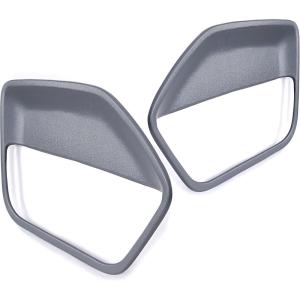 imageECOTRIC Plastic Door Panel Insert Covers Compatible with 2005 2006 2007 2008 2009 Ford Mustang BlackGray