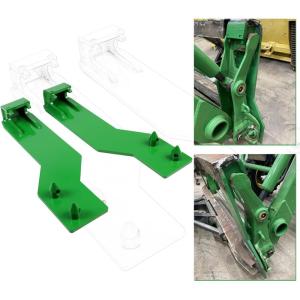 imageECOTRIC Tractor Loader Quick Tach Weld On Mounting Brackets Compatible with John Deere Tractor Loaders
