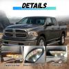 imageECOTRIC Left Mirror Turn Signal Puddle Light Compatible with 20092013 Dodge Ram 1500 ampamp 20102013 2500 LH Front Driver Side Mirror Turn Signal Lamp Housing Cover Replacement for 68064949AA  LHPair
