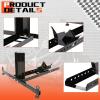 imageECOTRIC Motorcycle Wheel Chock Stand Upright 1800lb Capacity Adjustable Motorcycle Front Tire Stand Chock for Trailer Truck Garage Fit for Most Motorcycles Tire Size 15quot22quot WheelsBlack 1800 lbs