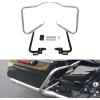 imageECOTRIC Saddlebag Bracket Guard Bars Compatible with 20142024 Harley Davidson Touring Street Road Glide FLH Saddle Bags Guard Mount BlackChromeBlack