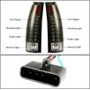 imageECOTRIC Taillights Compatible with 19882000 Chevy GMC CK 1500 2500 3500 Pickup Suburban Tahoe Yukon Blazer WO Bulbs Pair Red Lens Rear Brake LED Tail LightsSmoked Lens