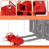 imageECOTRIC Universal 2quot Forklift Hitch Adaptor 6500 LBS Capacity Fit for All Standard 2quot Hitch Insert Trailer Tow Hitch Attachment Steel Powder Coated Red
