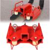 imageECOTRIC Universal 2quot Forklift Hitch Adaptor 6500 LBS Capacity Fit for All Standard 2quot Hitch Insert Trailer Tow Hitch Attachment Steel Powder Coated Red