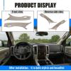 imageECOTRIC Left Driver Side Grab Handle A Pillar Windshield Post Trim Molding for 20022010 Dodge Ram PickupLeft And Right