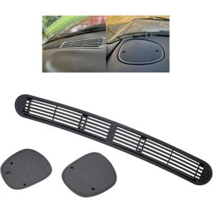 imageECOTRIC Dash Defrost Vent Coverampamp Speaker Grill Set Compatible with 19982005 Chevy Chevrolet S10 GMC Jimmy Sonoma Oldsmobile Bravada Blazer 2 Packages