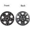 imageECOTRIC 18quot Hubcaps Wheel Covers Wheel Skins Compatible with 20062012 Toyota RAV4 Wheel Rim Cover Replacement Gloss Black ABS Plastic  Set of 4BLACK