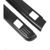 imageECOTRIC Truck Bed Rail Caps WHoles Compatible with 19992006 Chevrolet Silverado ampamp GMC Sierra 1500 2500 3500 Classic only WStake Holes 66quot Bed Black Ribbed Finish Set of 2