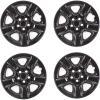 imageECOTRIC 18quot Hubcaps Wheel Covers Wheel Skins Compatible with 20062012 Toyota RAV4 Wheel Rim Cover Replacement Gloss Black ABS Plastic  Set of 4BLACK