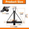 imageECOTRIC 3 Point 2quot Receiver Trailer Hitch Category 1 Tractor Mover Drawbar Hitch Heavy Duty Compatible with Kubota BX LM25H WLM Tractor NorTrac Yanmar Kioti Cat John Deere2127
