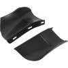 imageECOTRIC Rear Bumper Quarter Panel Fillers Kit Compatible with 19861990 Chevy CapriceImpala ABS plastic Black