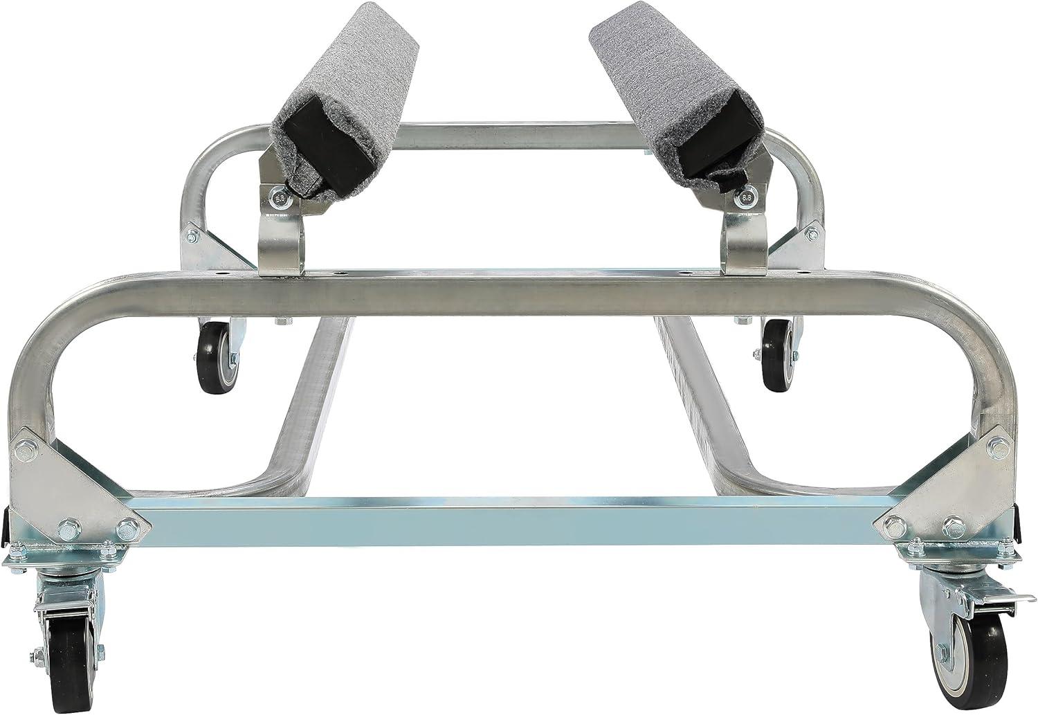 imageECOTRIC 1000 LBS Capacity Watercraft PWC Dolly Boat Jet Ski Stand Storage Trailer Watercraft Cart Watercraft Dolly PWC Dock Slipway Cart Adjustable Bunks W 4 Casters and 2 Brakes
