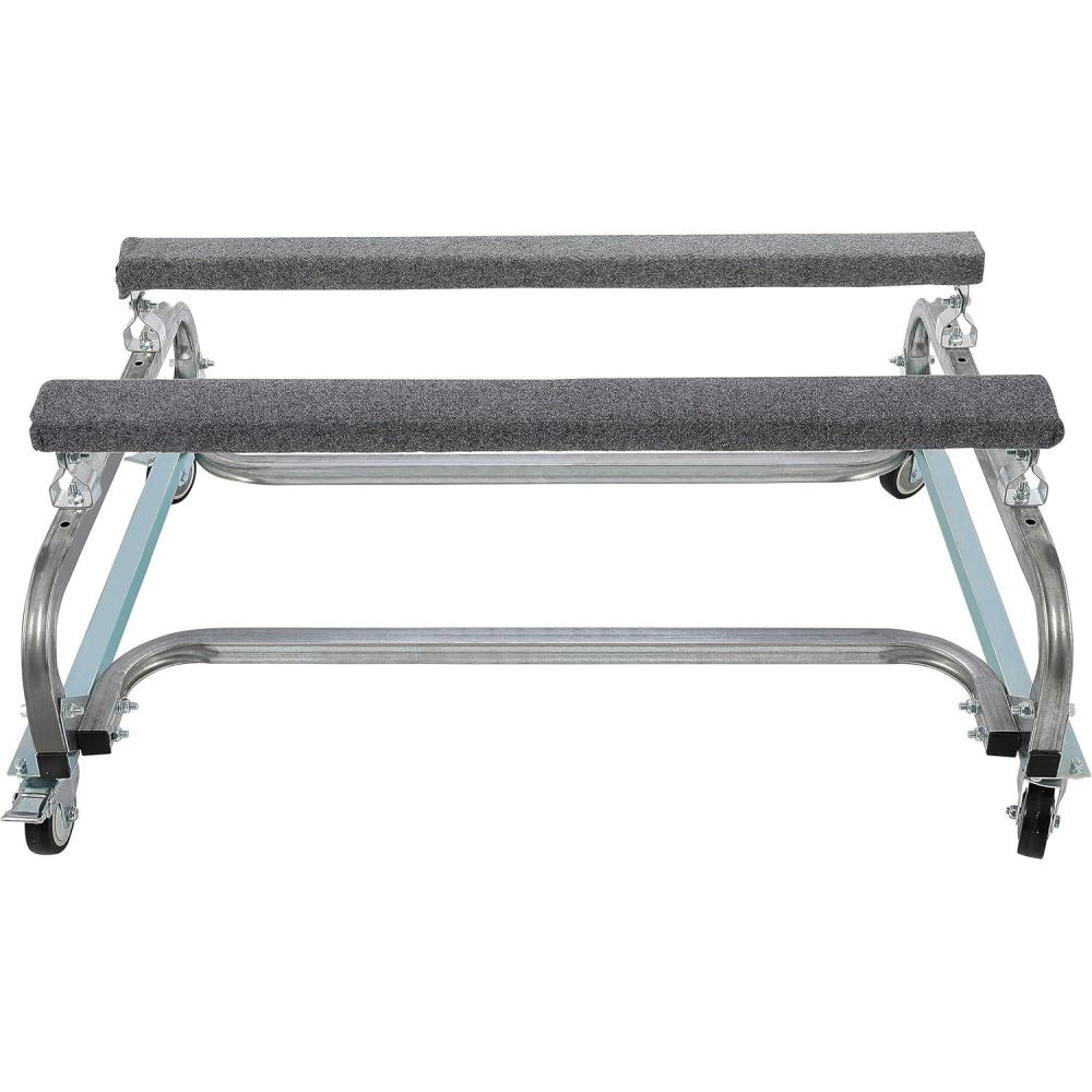 imageECOTRIC 1000 LBS Capacity Watercraft PWC Dolly Boat Jet Ski Stand Storage Trailer Watercraft Cart Watercraft Dolly PWC Dock Slipway Cart Adjustable Bunks W 4 Casters and 2 Brakes