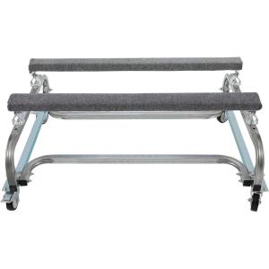 imageECOTRIC 1000 LBS Capacity Watercraft PWC Dolly Boat Jet Ski Stand Storage Trailer Watercraft Cart Watercraft Dolly PWC Dock Slipway Cart Adjustable Bunks W 4 Casters and 2 Brakes