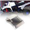 imageECOTRIC ATV Swing Arm Skid Plate Compatible with 19872006 Yamaha Banshee YFZ 350 Polished AluminumArm Skid Plate