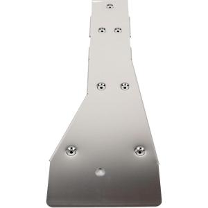 imageECOTRIC ATV Swing Arm Skid Plate Compatible with 19872006 Yamaha Banshee YFZ 350 Polished AluminumFull Frame Engine Skid Plate Glide