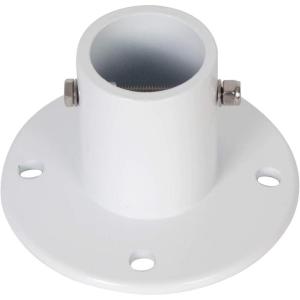 imageECOTRIC Deck Anchor Flange Cast Aluminum Above Ground Pool LaddersHandrailsSlide  1 78 Inch Diameter of 19quot4PC1 PC