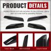 imageECOTRIC 4Pcs Roof Rack Rail End Cover Shell Cap Compatible with 20032009 Toyota 4Runner SW4 N210 Black Roof Rail Bar Cover Shell Protectionblack